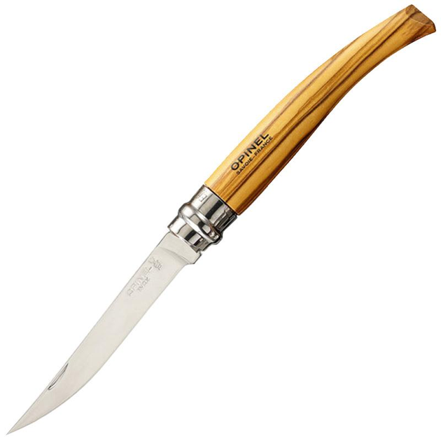Нож складной Opinel Effile №10 (длина: 225мм лезвие: 100мм) олива - изображение 1