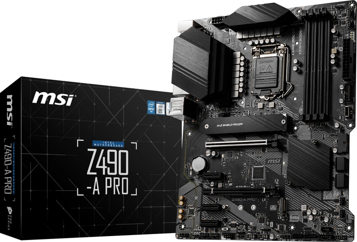 Материнская плата MSI Z490-A Pro (s1200, Intel Z490, PCI-Ex16