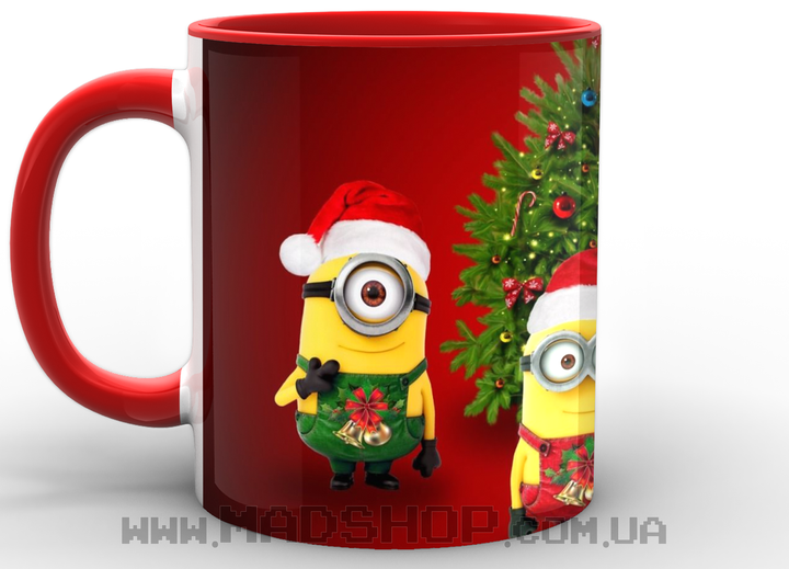 Кружка Minion Merry Christmas - изображение 7
