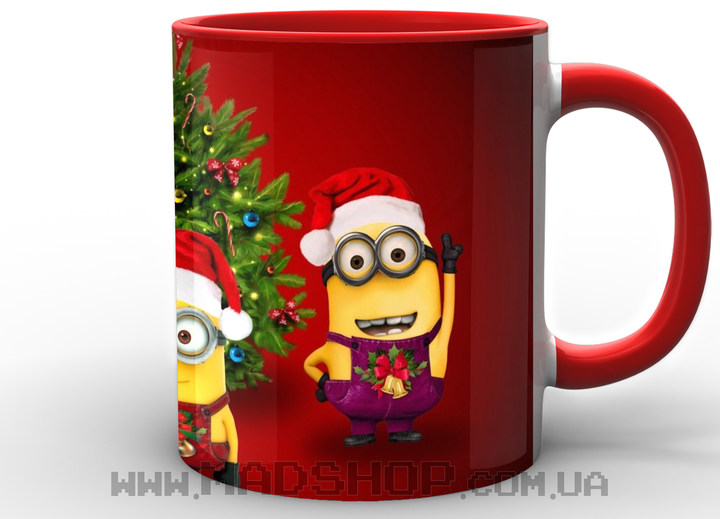 Кружка Minion Merry Christmas - изображение 9