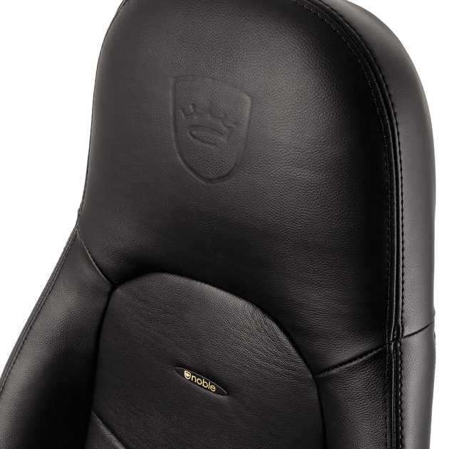 Кресло геймерское NOBLECHAIRS Icon Real Leather Black (NBL-ICN-RL-BLA) - изображение 2