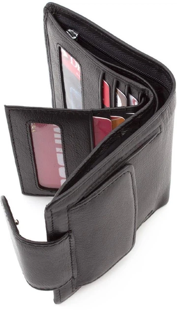 Женский кошелек ST Leather ST415 Black - изображение 6