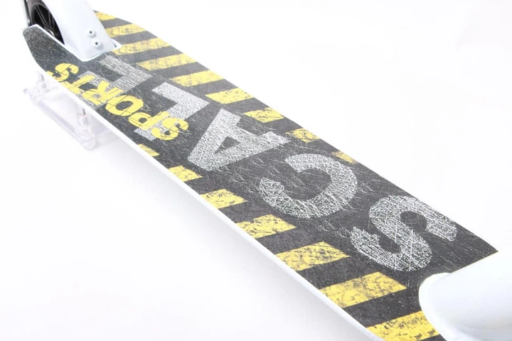 Трюковый самокат Scale Sports Tornado на подшипниках Abec-7 Белого цвета - изображение 2