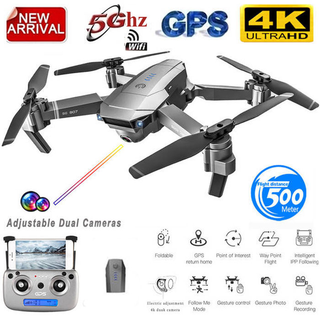 Rozetka Kvadrokopter Sg907 Z Gps Podvijnoyu Kameroyu 4k I Hd Fpv Wifi 5 Ghz Chas Polotu Do 18 Hvilin Cena Kupit Kvadrokopter Sg907 Z Gps Podvijnoyu Kameroyu 4k I Hd Fpv