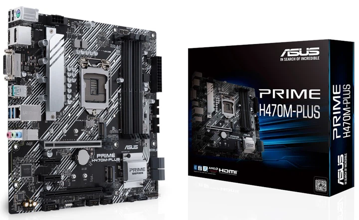 Материнская плата Asus Prime H470M-Plus (s1200, Intel H470, PCI