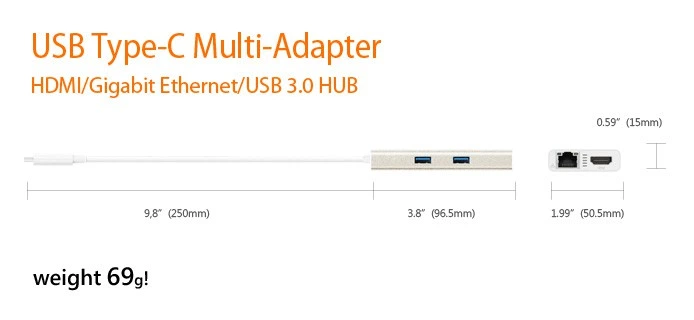 Мультиадаптер J5create USB Type-C HDMI/Ethernet/USB 3.0 HUB/PD 2.0 (JCA374-2A) - изображение 6