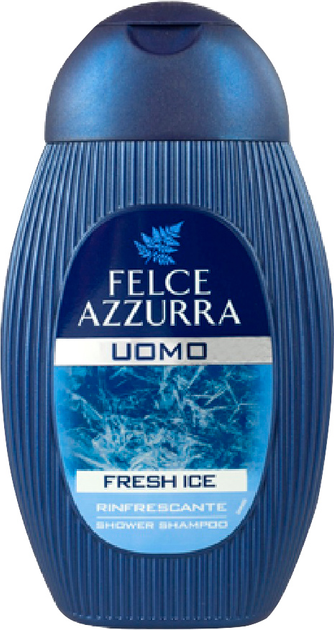 Акція на Шампунь і гель для душу Felce Azzurra Fresh Ice для чоловіків 400 мл від Rozetka