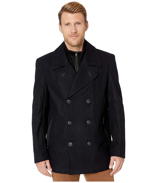 Andrew marc emmett 2025 wool blend peacoat