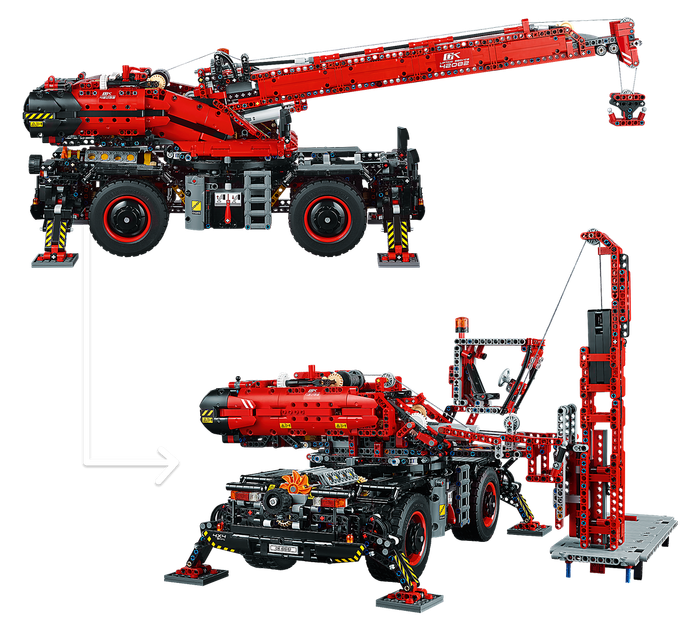 Lego Technic Подъёмный кран для пересечённой местности 42082 - изображение 4