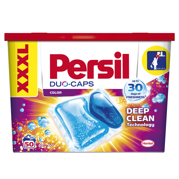 Упаковка дуо-капсул для стирки Persil Эксперт Колор 3 х 50 шт ...