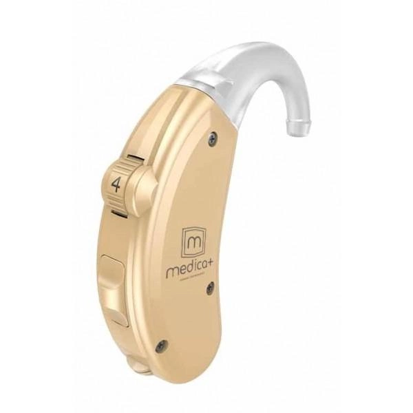 Универсальный слуховой аппарат Medica-Plus sound control 3.0 Цифровой заушный усилитель слуха Original Бежевый - изображение 2