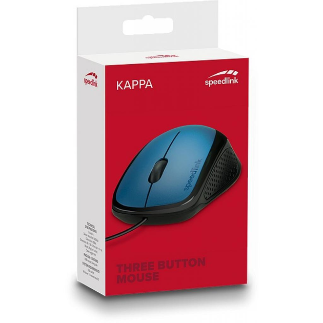 Мышка Speedlink Kappa USB Blue (SL-610011-BE) - изображение 3