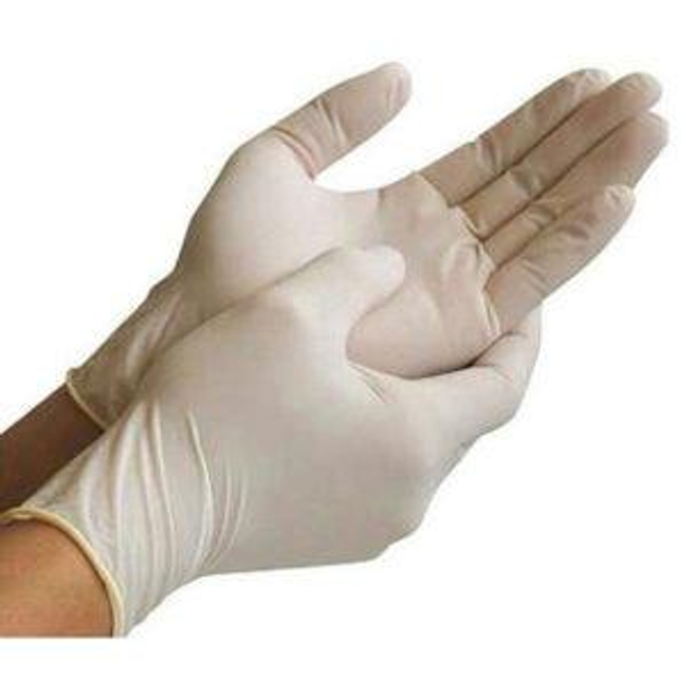 Перчатки SafeTouch Medicom латексные без пудры размер М 100 штук - зображення 1