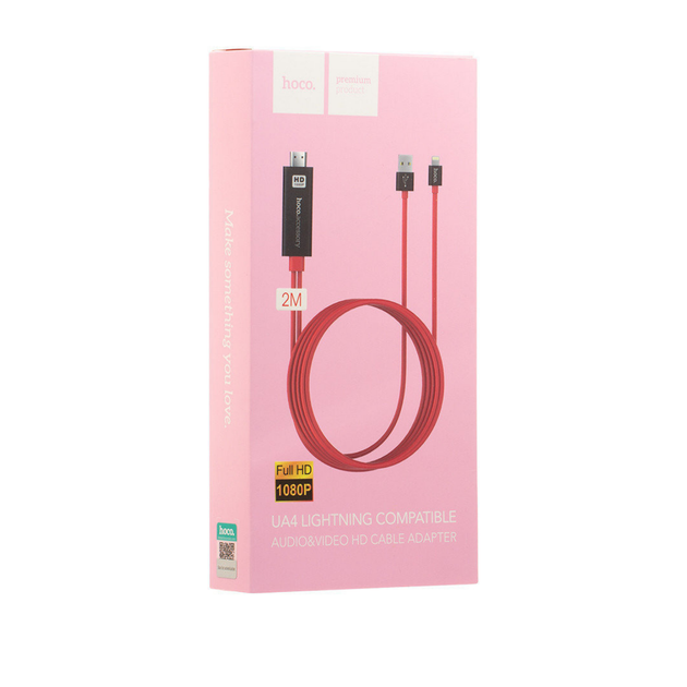 Hoco UA4 Lightning Compatible with HDMI Audio / Video Cable