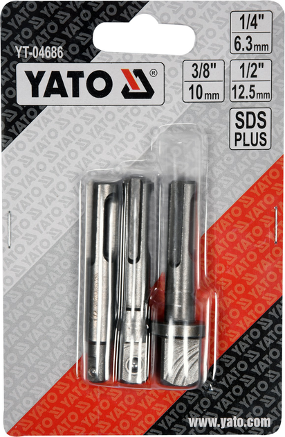 UHです。 Набір перехідників SDS+ YATO 1/4