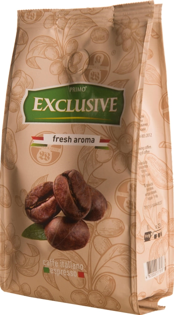 Акція на Кава в зернах Primo Exclusive Fresh Aroma 500 г від Rozetka