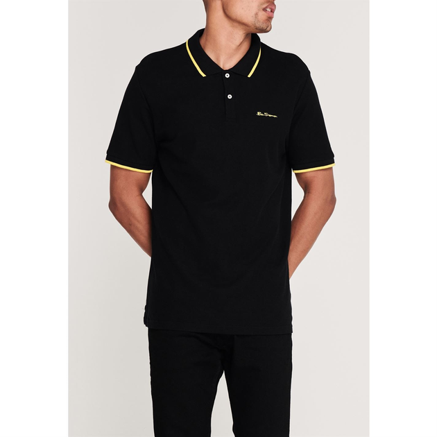 black polo short sleeve