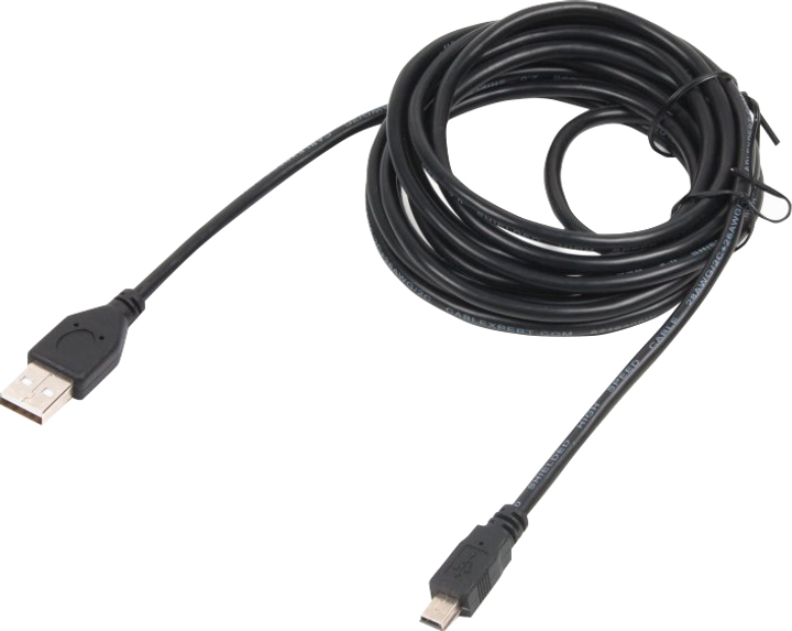 Кабель Cablexpert USB 2.0 - mini USB 3 м Black (CCP-USB2-AM5P-10) – фото,  отзывы, характеристики в интернет-магазине ROZETKA