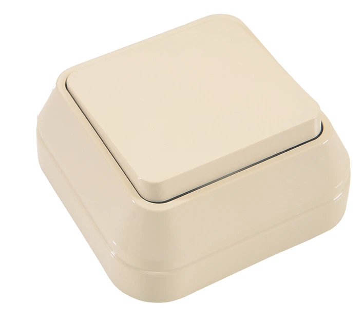 Выключатель одноклавишный кремовий ІР-20 Makel 45201 – фото, отзывы ...