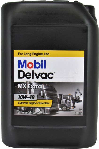 Моторна олива дизель 10W-40 (Mobil) Delvac MX Extra 20л. 144718 – фото ...