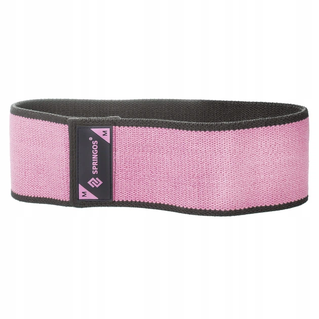 Резинка для фитнеса и спорта тканевая Springos Hip Band Size M FA0110 - изображение 8