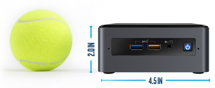 Компьютер Intel NUC 10 Performance kit Intel Core i7-10710U (BXNUC10I7FNK2) - изображение 1