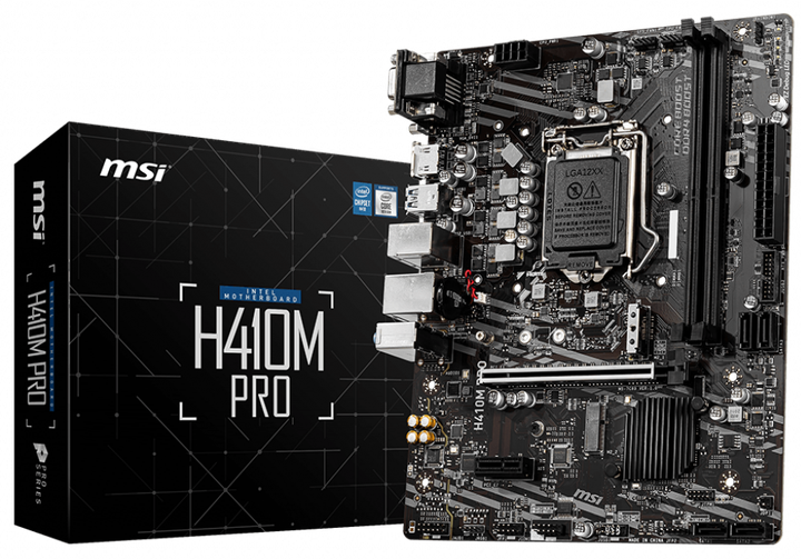 Материнская плата MSI H410M Pro (s1200, Intel H410, PCI-Ex16) - изображение 5