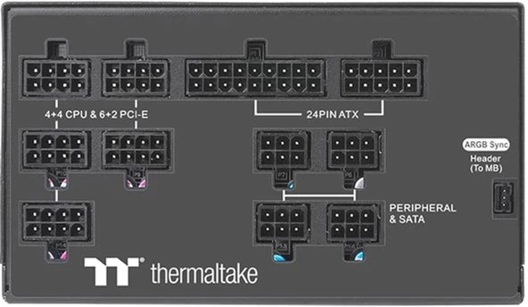 Zasilacz Thermaltake Toughpower PF1 ARGB 850W Platinum (PS-TPD-0850F3FAPE-1) - obraz 4