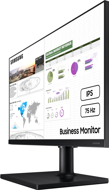 Монітор 24" Samsung LF24T450 Black (LF24T450FQIXCI) - зображення 9