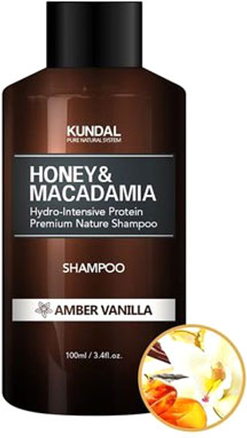 Шампунь для волос Kundal Honey & Macadamia Amber Vanilla безсульфатный ...