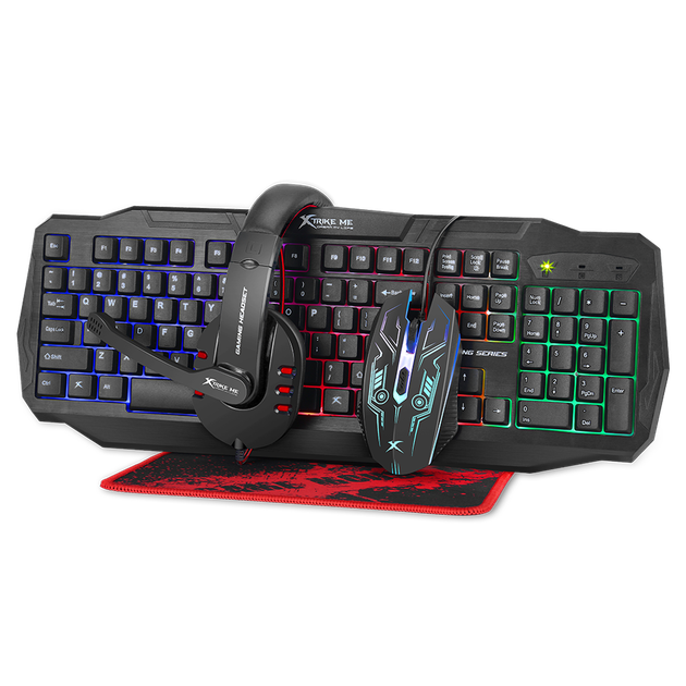 Комплект проводной Gaming Combo 4-in-1 XTRIKE ME CM-406 Клавиатура ...