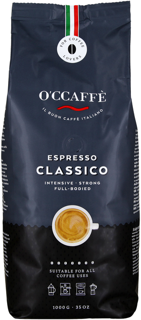 Купить Кофе в зернах O'CCaffe Espresso Classico 1 кг (8013663000753 ...