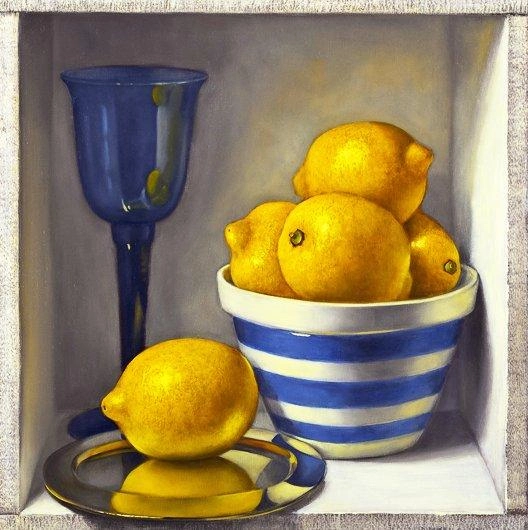 Наборы для вышивки крестом 1477 Чай с лимоном | Комплекты для вышивки с цветами, фруктами...