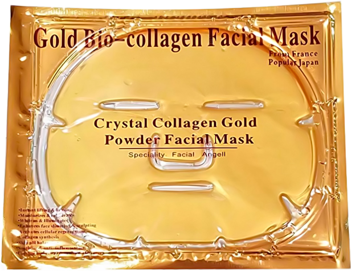 Маска гидрогелевая для лица Crystal Collagen Gold с коллагеном и био ...
