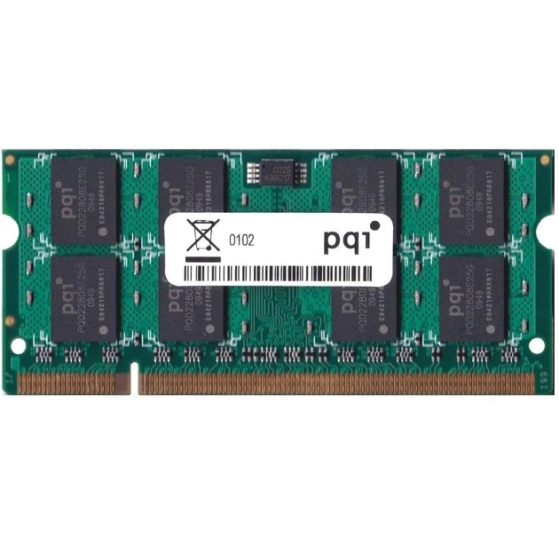 Оперативна пам'ять PQI SODIMM DDR2 2Gb 800MHz PC2-6400 (MECEG523PA) - изображение 1