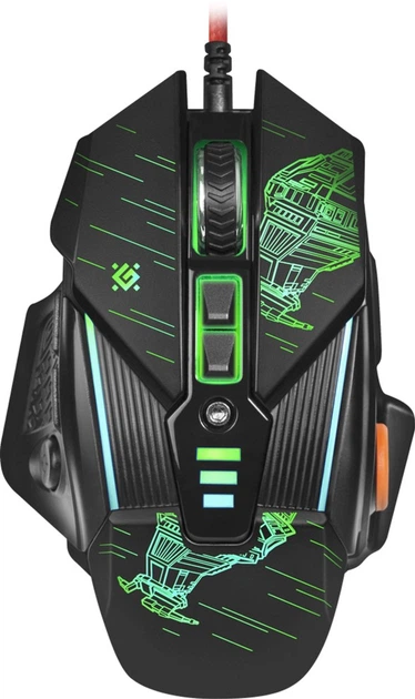 Mysz Defender sTarx GM-390L Black (4714033523905) - obraz 2