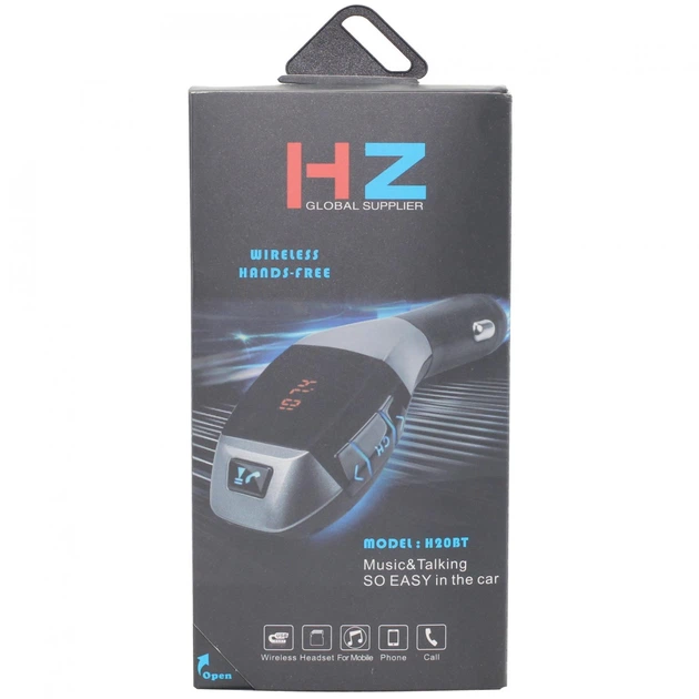 FM трансмітер модулятор авто МР3 Bluetooth BT FM H20BT (BS1292) - зображення 5