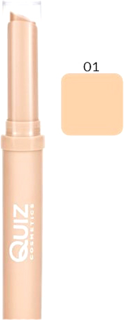 Акція на Консилер Quiz Concealer stick slim тонкий 01 3 г від Rozetka