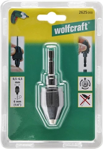 Швидкозатискний свердлильний патрон Wolfcraft 6.5 мм 1/4" (wr2625000) - зображення 2