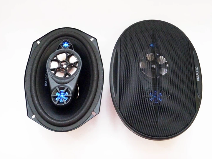 Автомобільні колонки Boschmann BM Audio WJ1-S99V4 6×9 500 Вт, 4-смугова коаксіальна автоакустика 15×23 см, овальні динаміки в авто комплект - изображение 2