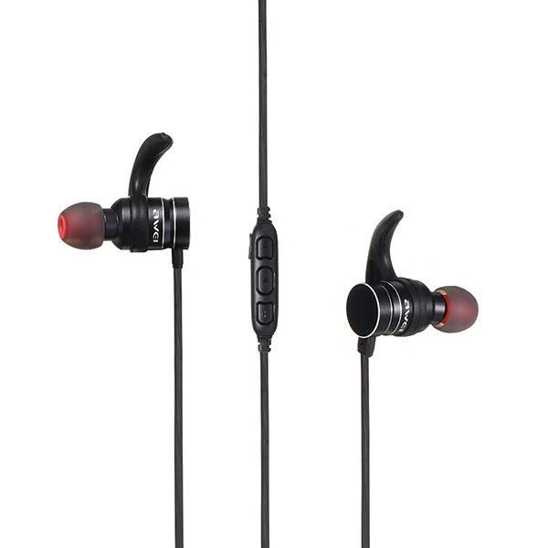 Спортивные беспроводные Bluetooth наушники Awei AK4 Black (МХ-НФ-00006396) - Фото 5 Спортивные беспроводные Bluetooth наушники Awei AK4 Black (МХ-НФ-00006396) - изображение 5