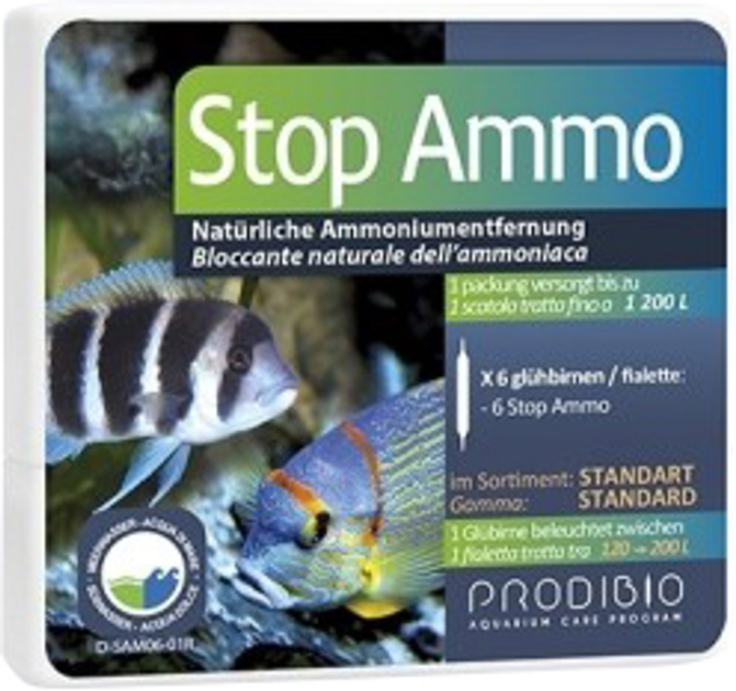 Нейтрализатор аммиака Prodibio Stop Ammo 6 ампул (3594200001914) – в ...