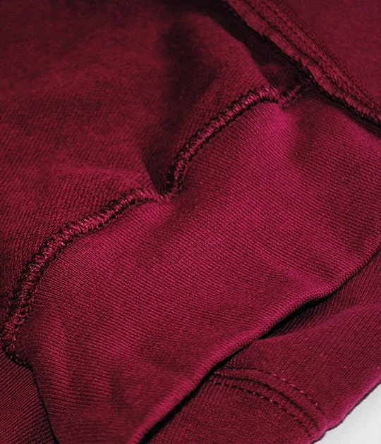 Толстовка на молнии Fruit of the Loom Lightweight hooded sweat jacket XL Бордовый (062144041XL) - Фото 4 Толстовка на молнии Fruit of the Loom Lightweight hooded sweat jacket XL Бордовый (062144041XL) - изображение 4