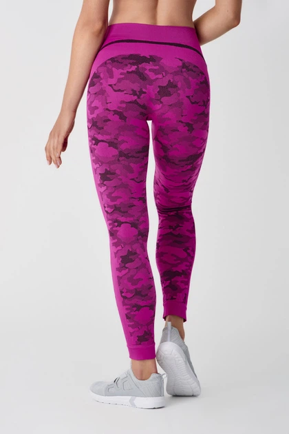Леггинсы женские SPAIO Inforce Camouflage L фуксия - изображение 2