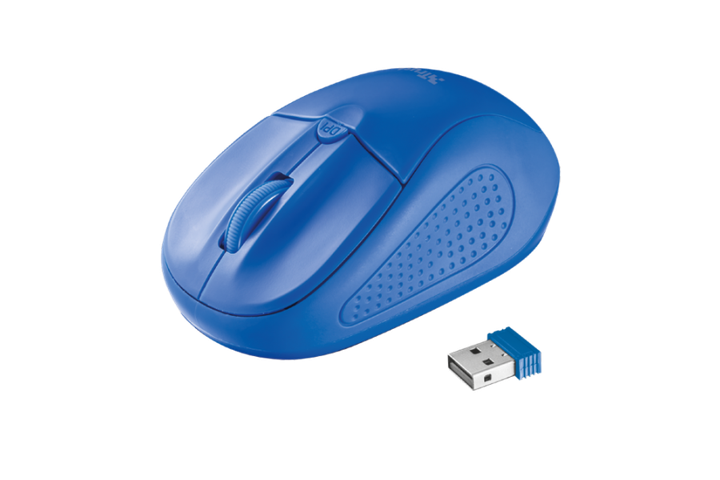 Миша TRUST Primo Wireless Mouse blue(20786) - Фото 1 Миша TRUST Primo Wireless Mouse blue(20786) - зображення 1