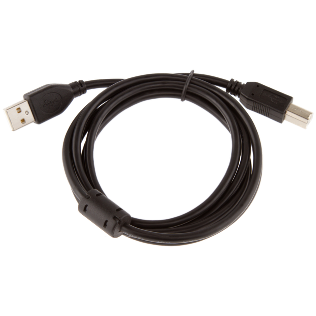Кабель для принтера USB 2.0 Dellta AM-BM 1.5 метра Черный (7585) (JDT-0845502) - изображение 2