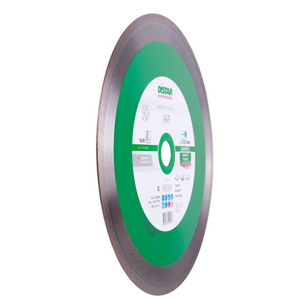 Круг алмазный отрезной Distar 1A1R 350x2,2x10x32 Granite (11127034024) - изображение 4