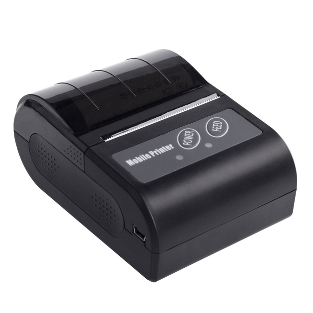 Мобильный принтер чеков Rongta RPP02N USB+Bluetooth 56mm темно-серый ...