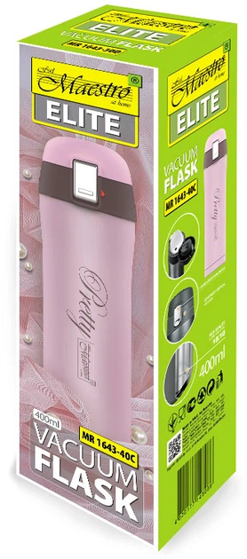 Kubek termiczny Maestro Pretty 400 ml (MR1643-40C) - obraz 2