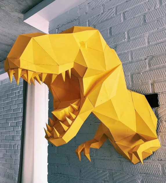 Оригами динозавр из бумаги для детей: пошаговые инструкции для начинающих